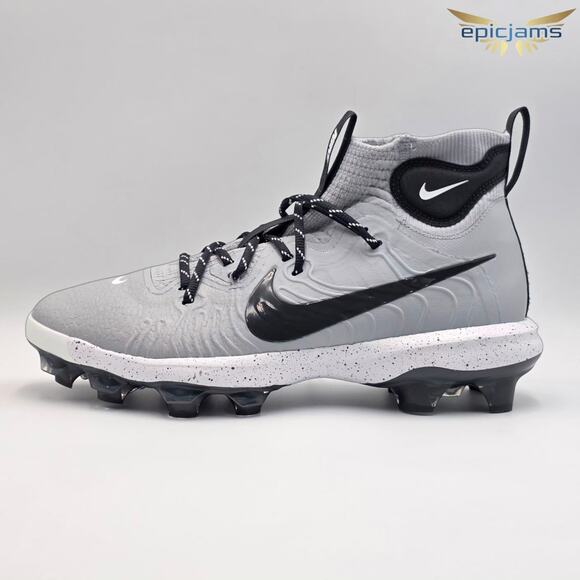 Nike Alpha Huarache NXT MCS Baseball Cleats DJ6519-003 Gray Men's Size 10.5 New - Picture 1 of 10